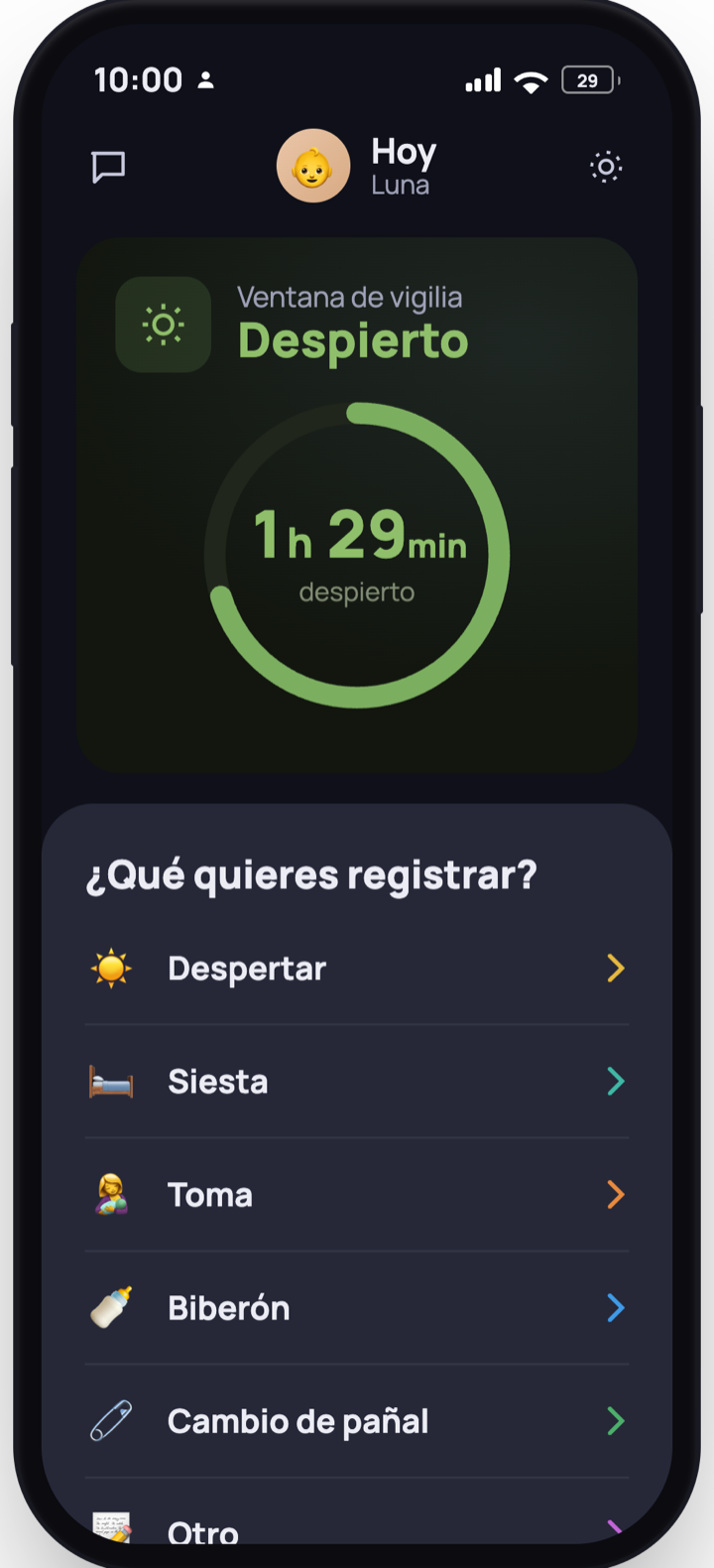 Registro rápido